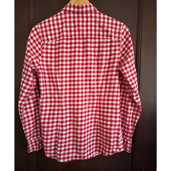 VINEYARD VINES | Red Gingham Check Flannel Button Down Shirt Preppy | Size 6 - Picture 6 of 7